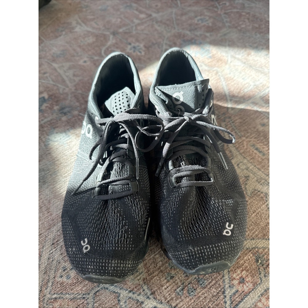 On Cloud Black Mesh Low Top Running Gym Training Sneakers Shoes Women's 6